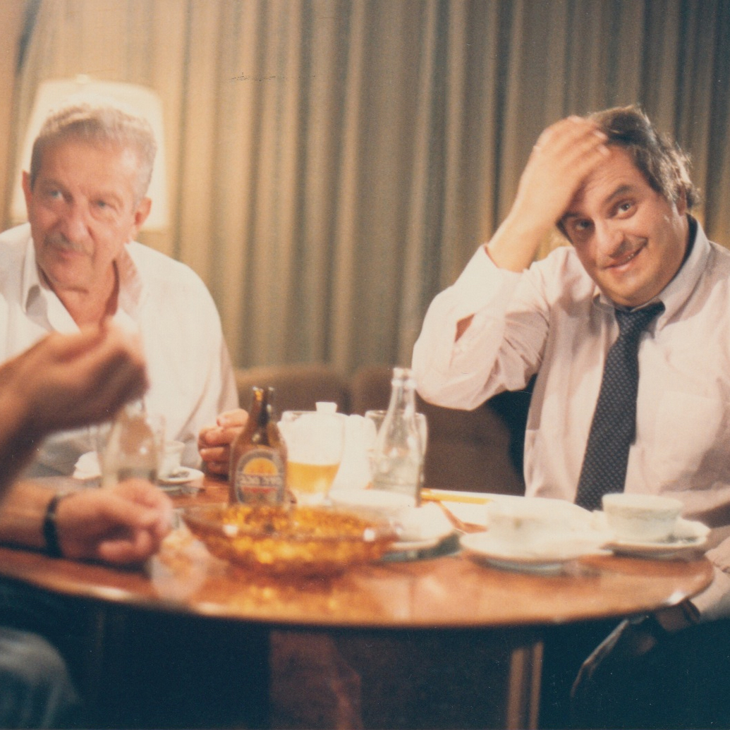 1987 Ezer Weizman and Leon Charney 4